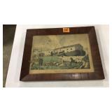 ANTIQUE NOAHS ART IN OG FRAME