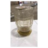 3 GAL GLASS ANTIQUE CHICKEN WATERER