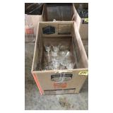 BOX OF ASST GLASSWARE