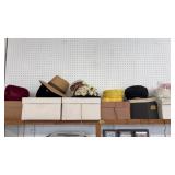 9 ASST LADIES HATS W/ 6 BOXES