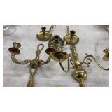 BRASS CANDLESTICK HOLDERS