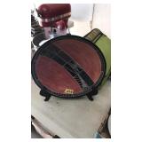 HAND CARVED SOAPSTONE PLATE, SIGNED