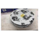 LIMOGE ROCHARD DECORATIVE DESERT PLATES