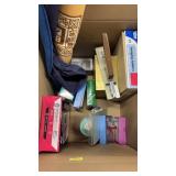BOX OF ASST OFFICE SUPPLIES