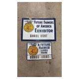 2 VINTAGE METAL FFA SIGNS
