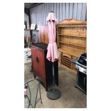 OUTDOOR UMBRELLA ON STAND