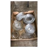 FLAT OF ASST GLASSWARE