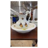 ANTIQUE PITCHER & WASH BOWL