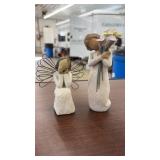 2 WILLOW TREE FIGURALS