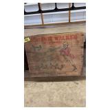 JOHNNY WALKER RED LABEL VINTAGE WOOD CRATE