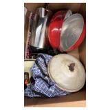 BOX OF ASST KITCHENWARE