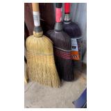 3 ASST BROOMS