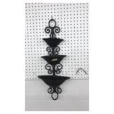 IRON 3 TIER WALL MOUNT PLANTER