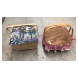 2 PICNIC BASKETS