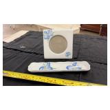 ROCHARD LIMOGE OLIVE TRAY & PICTURE FRAME