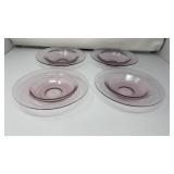 4 PINK HEISEY BOWLS