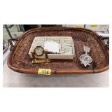 WOVEN BASKET W/ DECOR