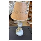 MILK GLASS TABLE LAMP