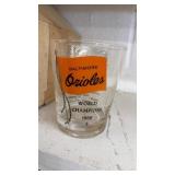 VINTAGE BALTIMORE ORIOLES 1966 WORLD CHAMP GLASSES