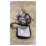 2 CONCEALED CARRY PURSES & COW PATTERN CLUTCH