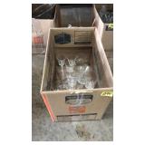 BOX OF ASST GLASSWARE