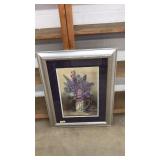 FRAMED MATTED STILL LIFE PRINT BY RA FOSTER