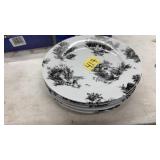 LIMOGE ROCHARD DECORATIVE DESERT PLATES