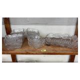 DOYLE SHELL SERVING DISH & 11 BOWLS