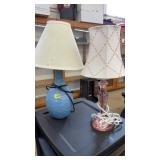 2 DECORATIVE TABLE LAMPS