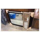 2 WALL MIRRORS