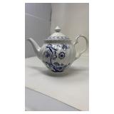 BLUE NORDIC CHINA TEA POT