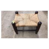 WOVEN SEAT STOOL
