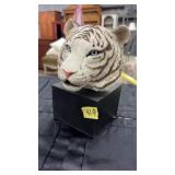 WHITE TIGER HEAD BUST