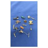 COLL OF BIRD PINS & CUFF LINKS