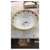 SIGNED MADE IN ITALY SERVING BOWL