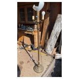 ANTQ. BRASS FLOOR LAMP