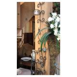 4 IRON WALL HANGING TEA CANDLE HOLDERS