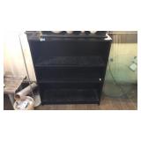 BLACK PAINTED BOOK SHELF