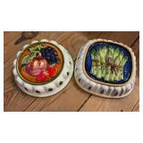2 VNTG. CERAMIC DECORATIVE MOLDS