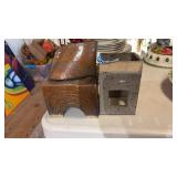 2 PC DECORATIVE POTTERY DECOR