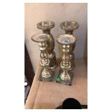 2 PAIRS OF CANDLE HOLDERS