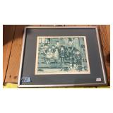 ï¿½A CONJUNCTION OF GRAMMARIANS" SIGNED LUMMUS PRINT