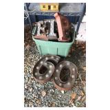 COLLECTIONG OF METAL LIGHT UP LETTERS AND NUMBERS