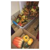 LOT OF ASST FALL DECOR