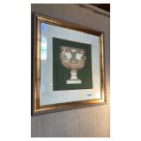 FRAMED ROMAN VASE STILL LIFE