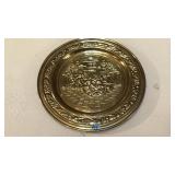 VNTG. DECORATIVE BRASS WALL PLATE