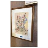 SIGNED FRAMED OIL ON CANVAS SIGNED MARYDEL