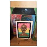 LOT OF ASST AFRICAN AMERICAN CANVAS ART