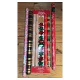 LOT OF NEW HOLIDAY WRAPPING PAPER