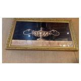 CLASSIC URN PRINT IN GLOD GILD FRAME, 40INX22IN